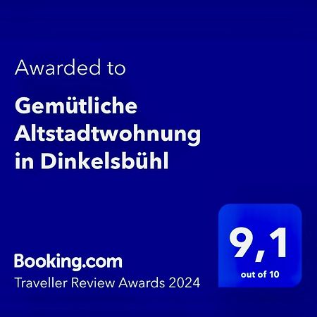 Gemuetliche Altstadtwohnung In Dinkelsbühl Extérieur photo